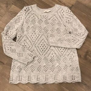 LOFT Open Knit Sweater